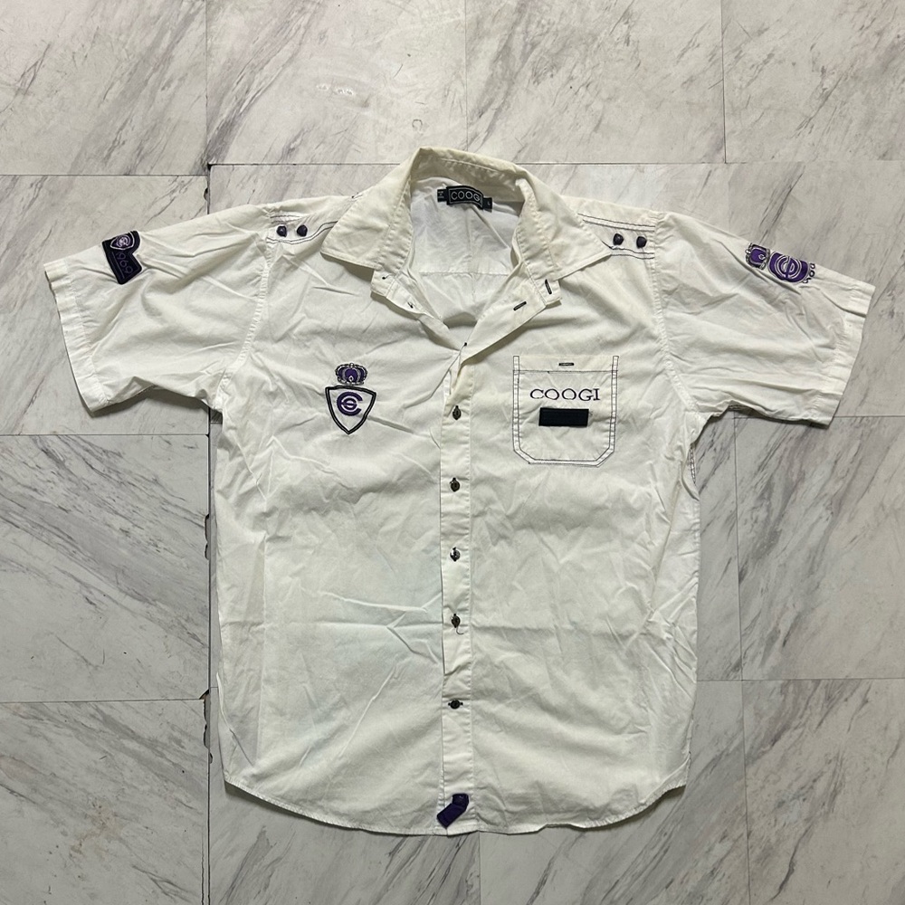 Coogie Y2K short sleeve button up